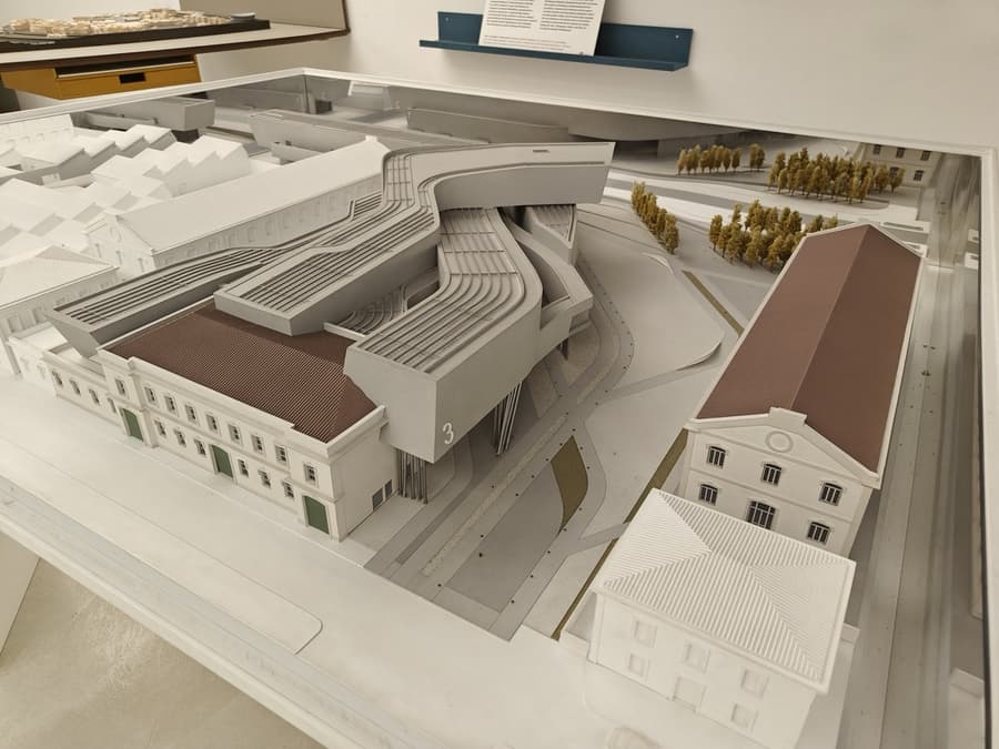 Заха Хадид. MAXXI Museo nazionale delle arti del XXI secolo (макет)