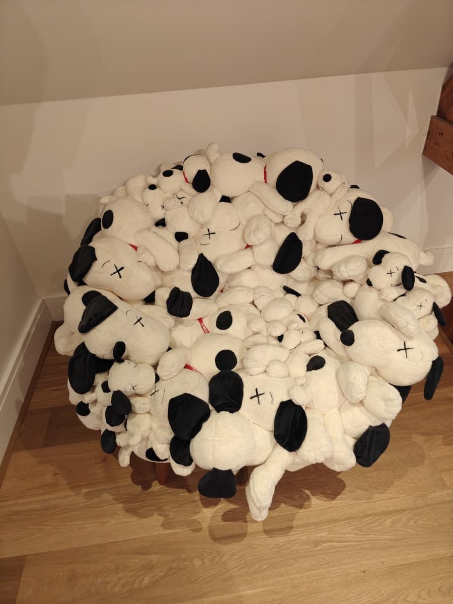 KAWS и Эстудио Кампана. Man's Best Friend Chair