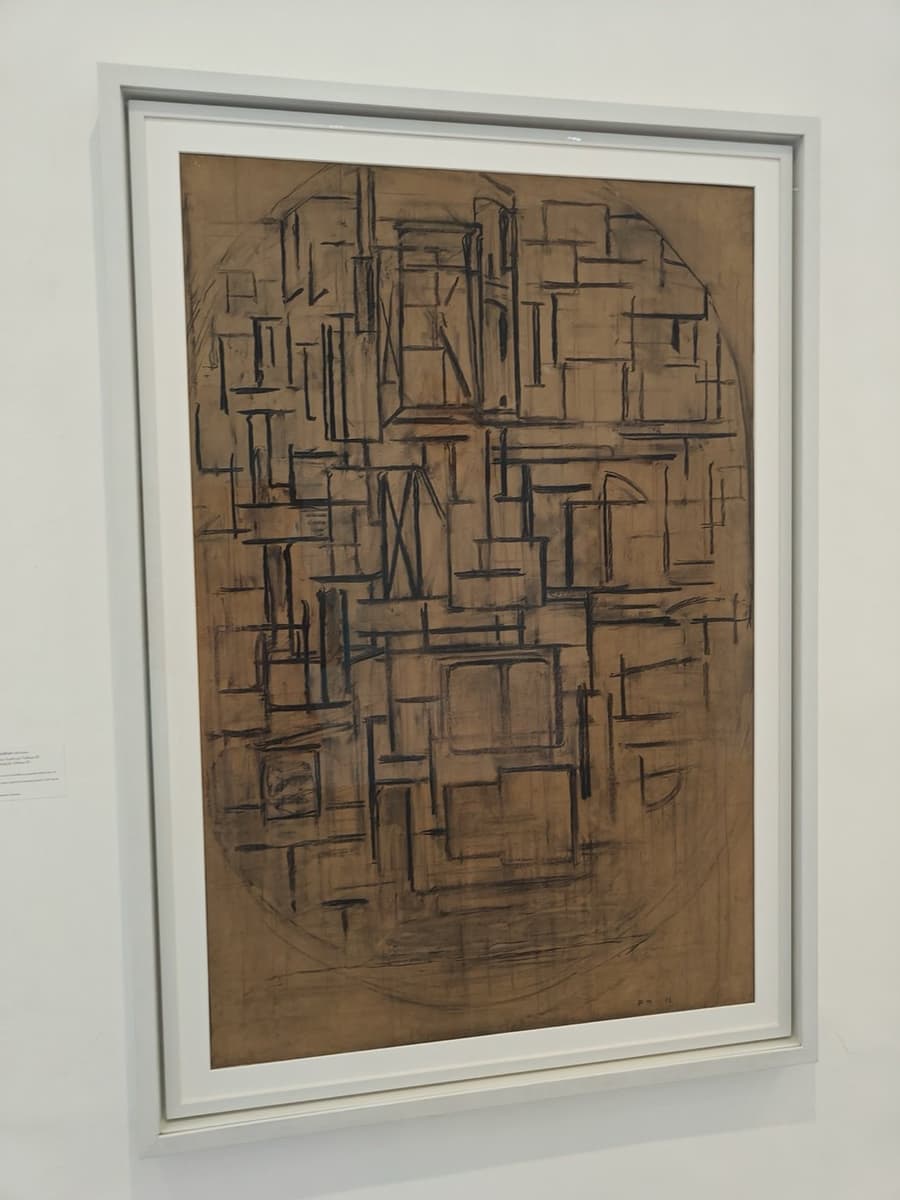 Пит Мондриан. Строительные леса: этюд для «Tableau III»