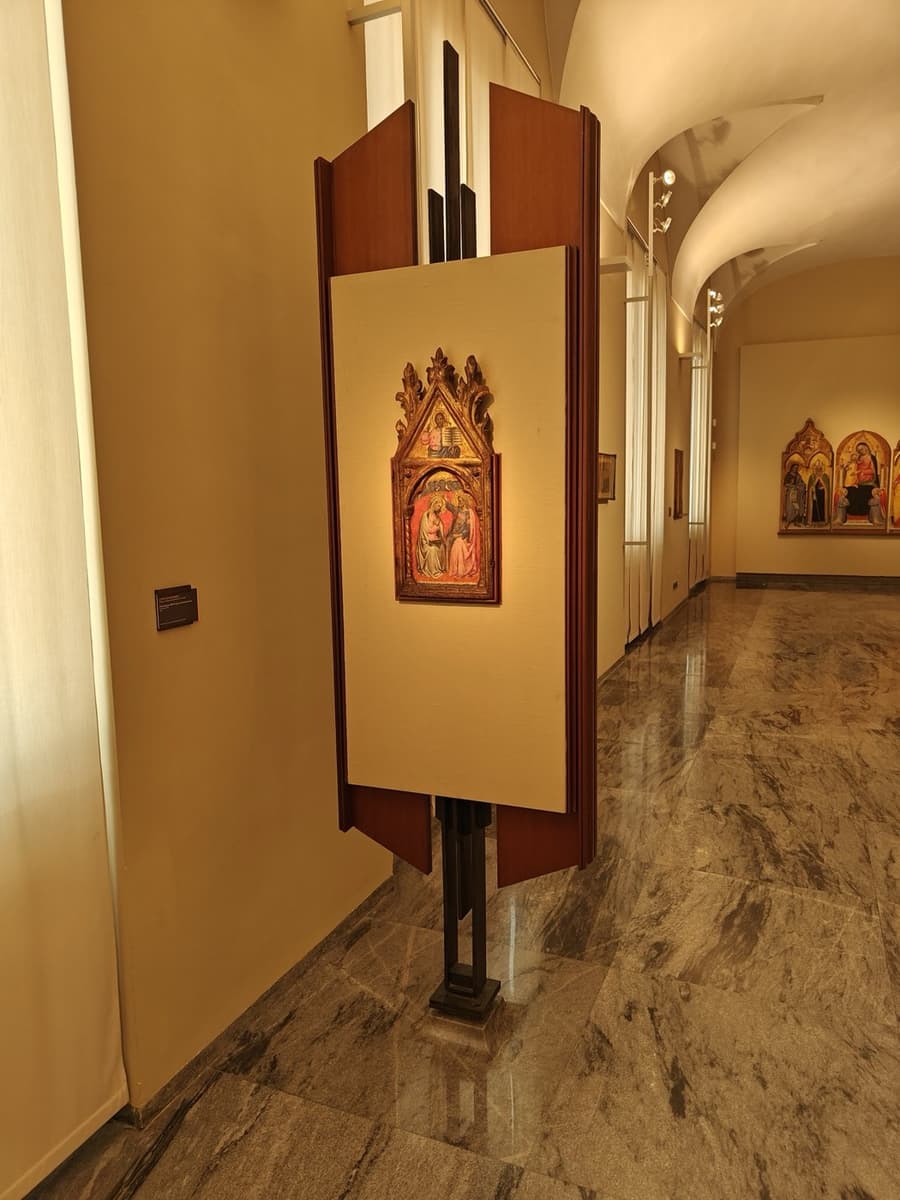 Липпо ди Далмазио. Инкоронация Богоматери; Христос Благословляющий