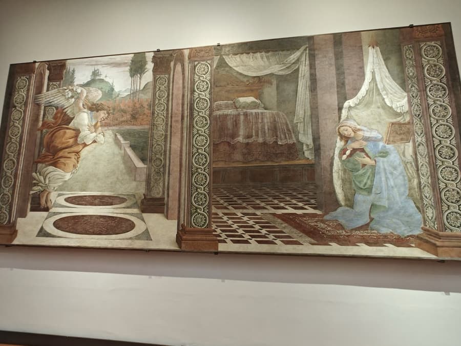 Сандро Боттичелли. Благовещение из Сан-Мартино-алла-Скала