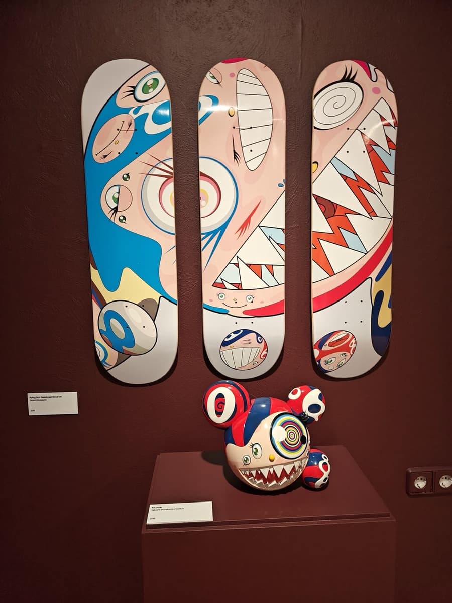 Такаси Мураками. Flying Dob Skateboard Deck Set