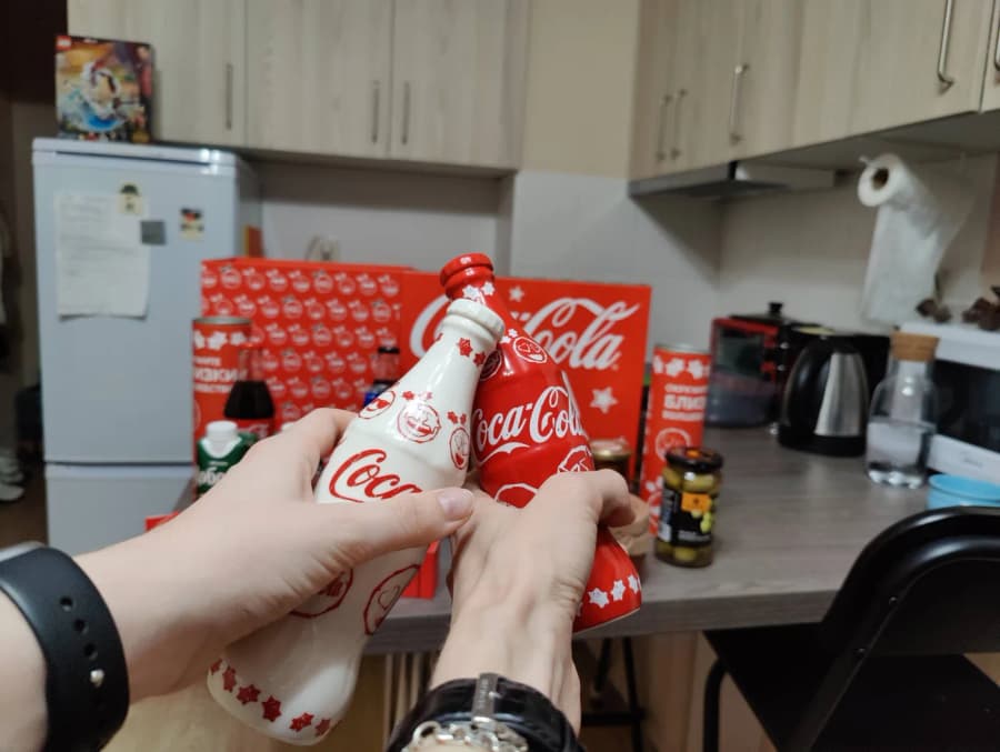 Две керамические бутылки Coca-Cola — керамика
