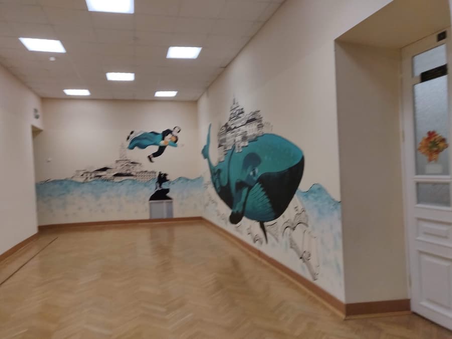 Уличное искусство: Вторая Санкт-Петербургская гимназия, Санкт-Петербург
